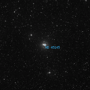 DSS image of HD 45145