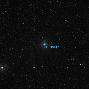 DSS image of HD 45415
