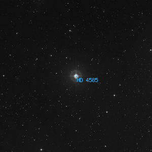 DSS image of HD 4585