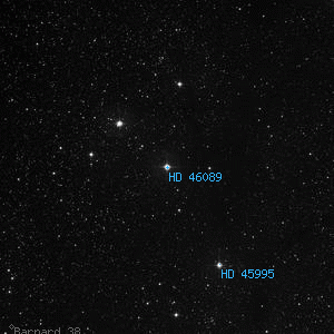 DSS image of HD 46089