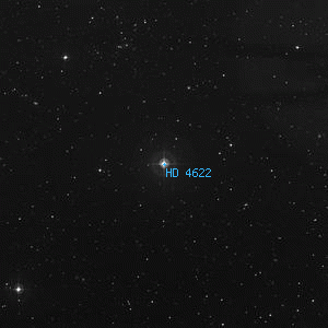 DSS image of HD 4622