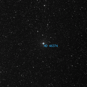 DSS image of HD 46374