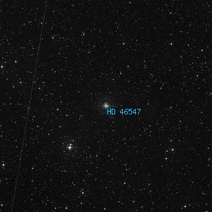 DSS image of HD 46547