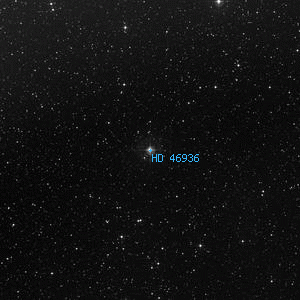 DSS image of HD 46936