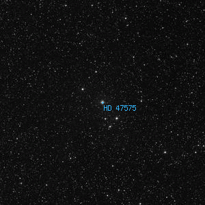 DSS image of HD 47575