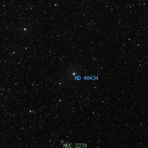 DSS image of HD 48434