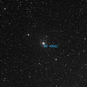 DSS image of HD 49662