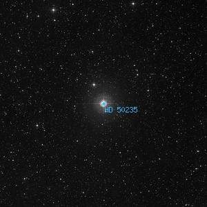 DSS image of HD 50235