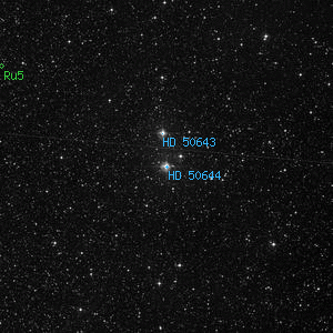 DSS image of HD 50644