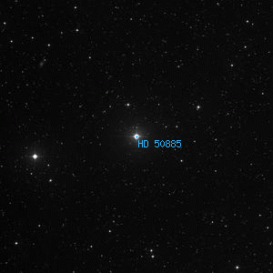 DSS image of HD 50885