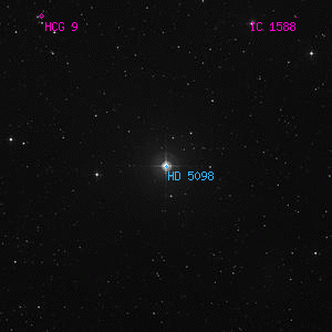 DSS image of HD 5098