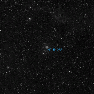 DSS image of HD 51283