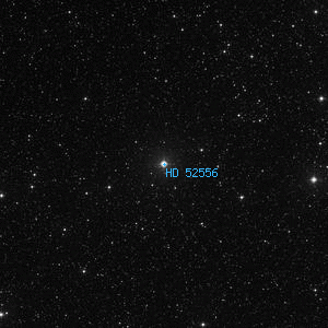DSS image of HD 52556