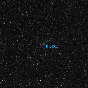 DSS image of HD 52913