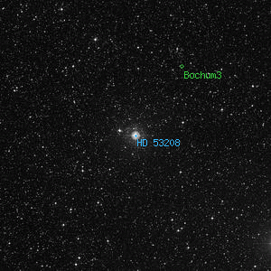 DSS image of HD 53208