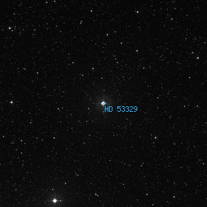 DSS image of HD 53329