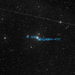 DSS image of HD 53705