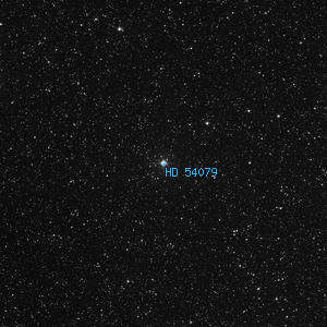 DSS image of HD 54079