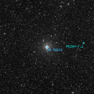 DSS image of HD 56618