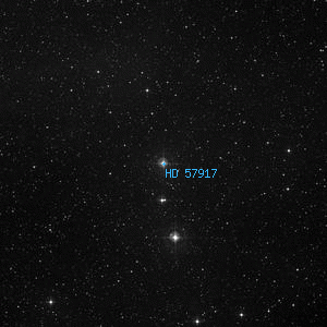 DSS image of HD 57917