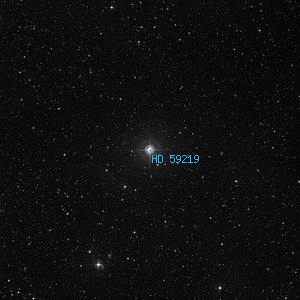 DSS image of HD 59219