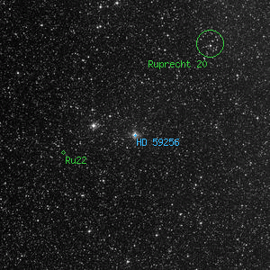 DSS image of HD 59256