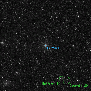 DSS image of HD 59438