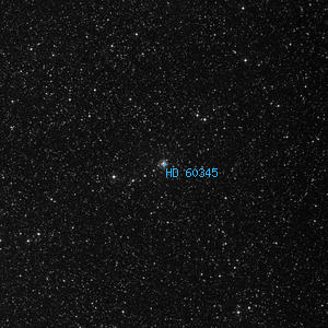DSS image of HD 60345