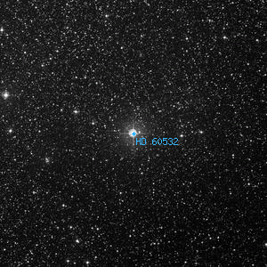 DSS image of HD 60532