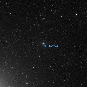 DSS image of HD 60803