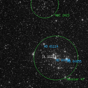 DSS image of HD 61114