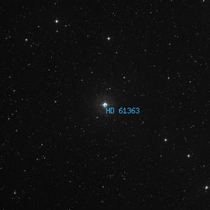 DSS image of HD 61363