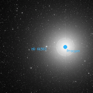 DSS image of HD 61563