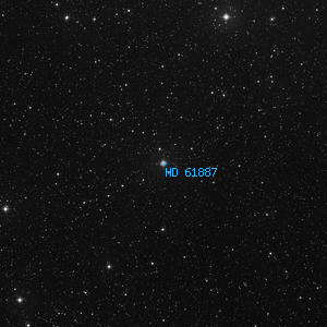 DSS image of HD 61887