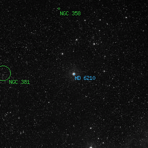 DSS image of HD 6210