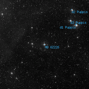 DSS image of HD 62226