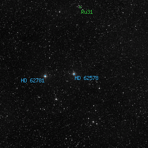 DSS image of HD 62578