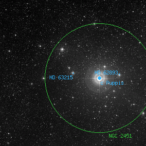 DSS image of HD 63215