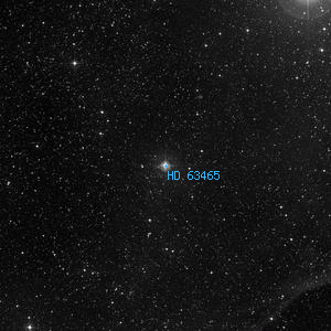 DSS image of HD 63465