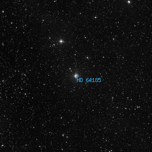 DSS image of HD 64185