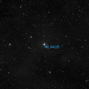 DSS image of HD 64225