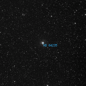 DSS image of HD 64235