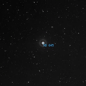 DSS image of HD 645