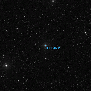 DSS image of HD 64685
