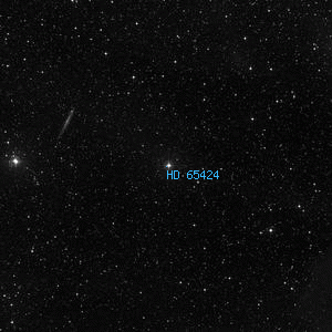 DSS image of HD 65424