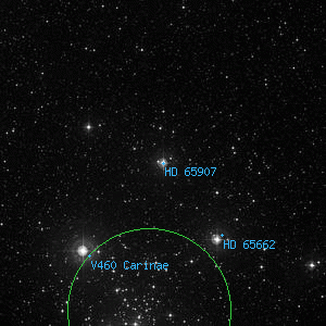 DSS image of HD 65907