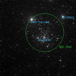 DSS image of HD 66194