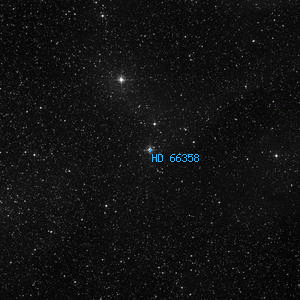 DSS image of HD 66358