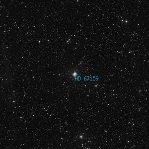 DSS image of HD 67159
