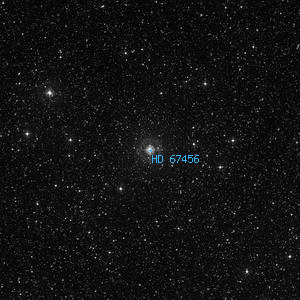 DSS image of HD 67456